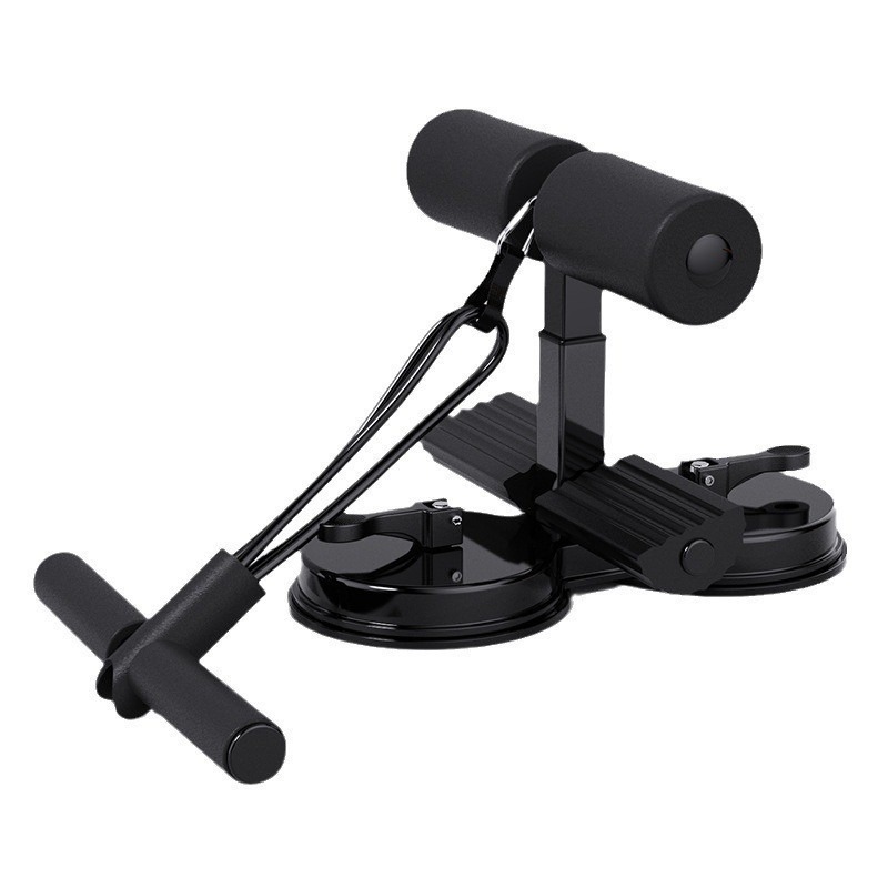 Reinforced double suction cup + pull rope - black